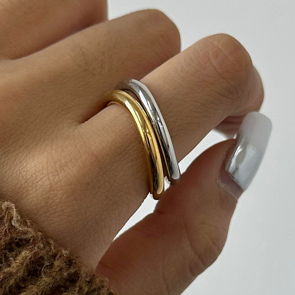 Marcelina Polished Steel Ring [WRA4VEXP]
