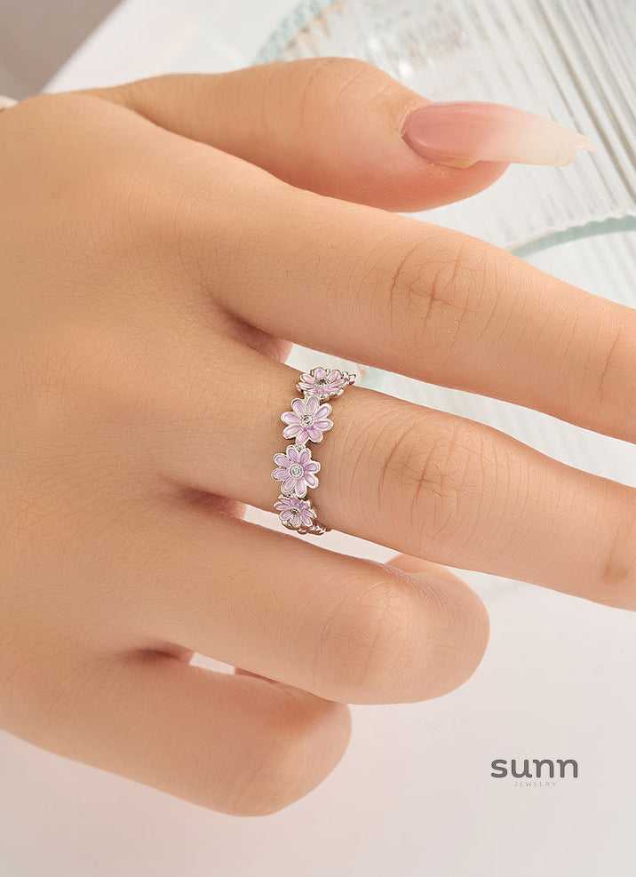 Marci Daisy Blossom Open Ring [6TN8CISZ]