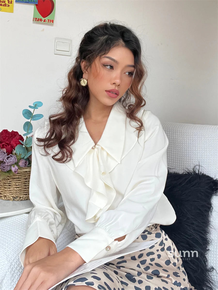 Marci Vintage Button Earrings