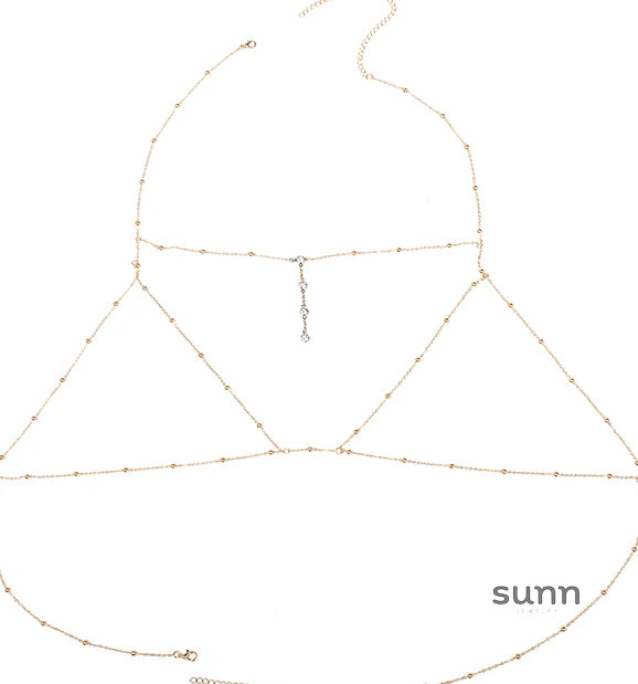 Mareli Rhinestone Body Chain