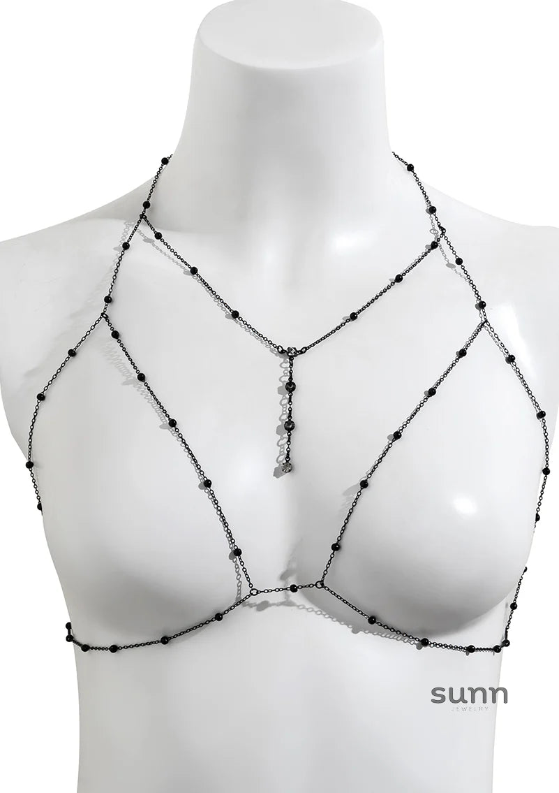 Mareli Rhinestone Body Chain