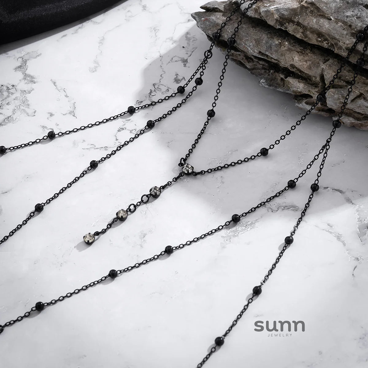 Mareli Rhinestone Body Chain