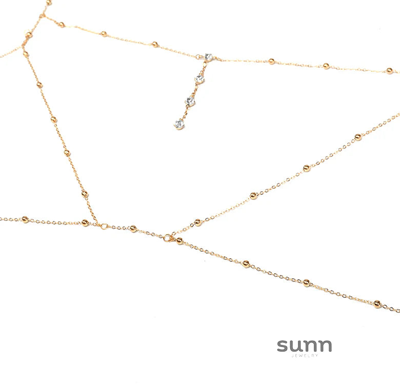 Mareli Rhinestone Body Chain