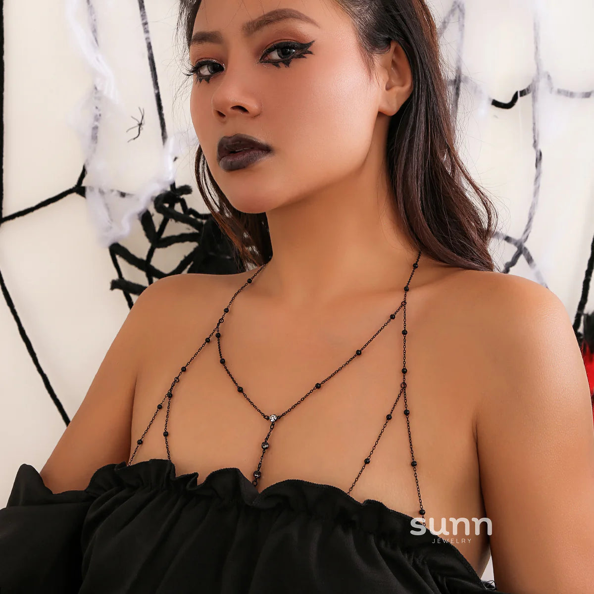 Mareli Rhinestone Body Chain