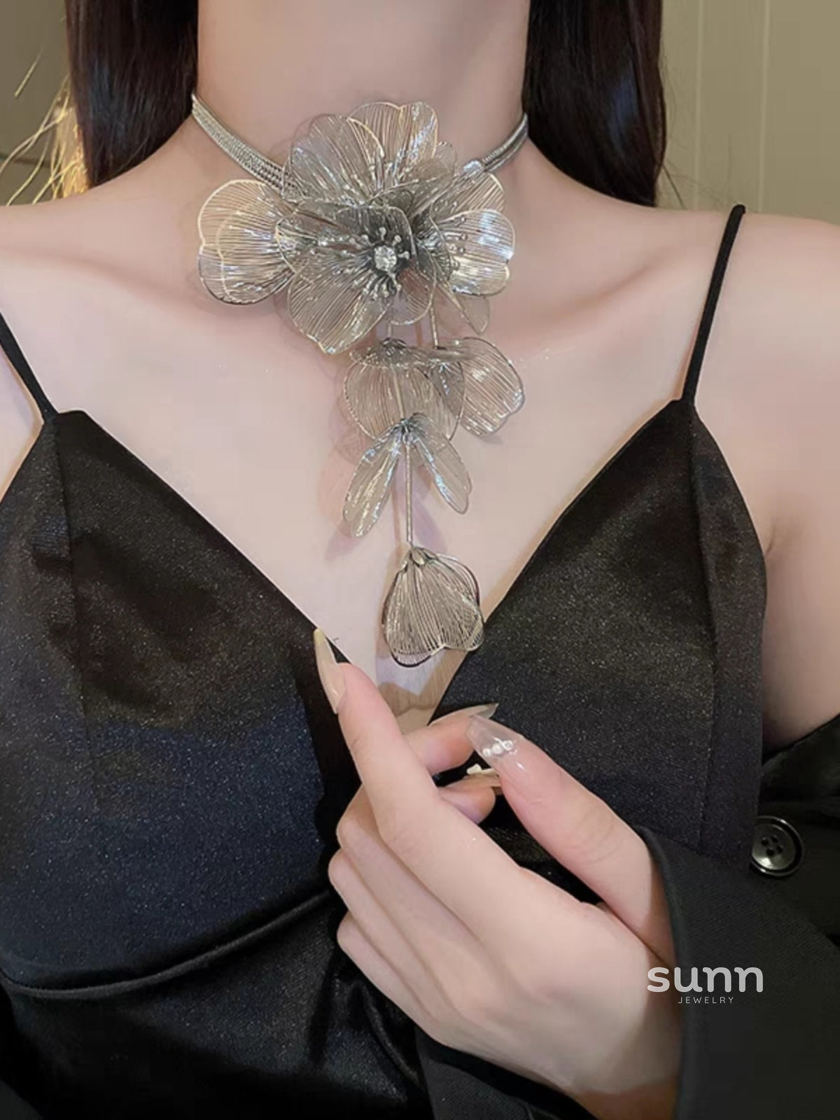 Marguerite Organza Tassel Jewelry [1ZP85CW3]