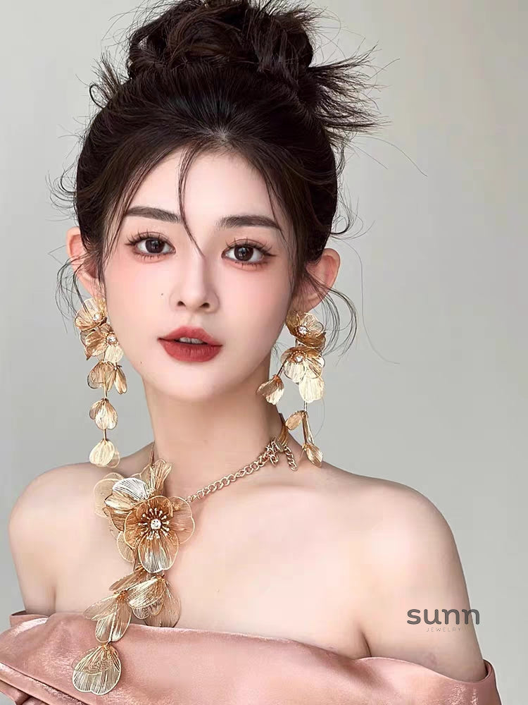 Marguerite Organza Tassel Jewelry [JADGL5CH]