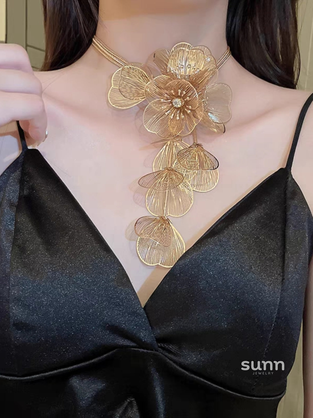 Marguerite Organza Tassel Jewelry [G09GLT3H]