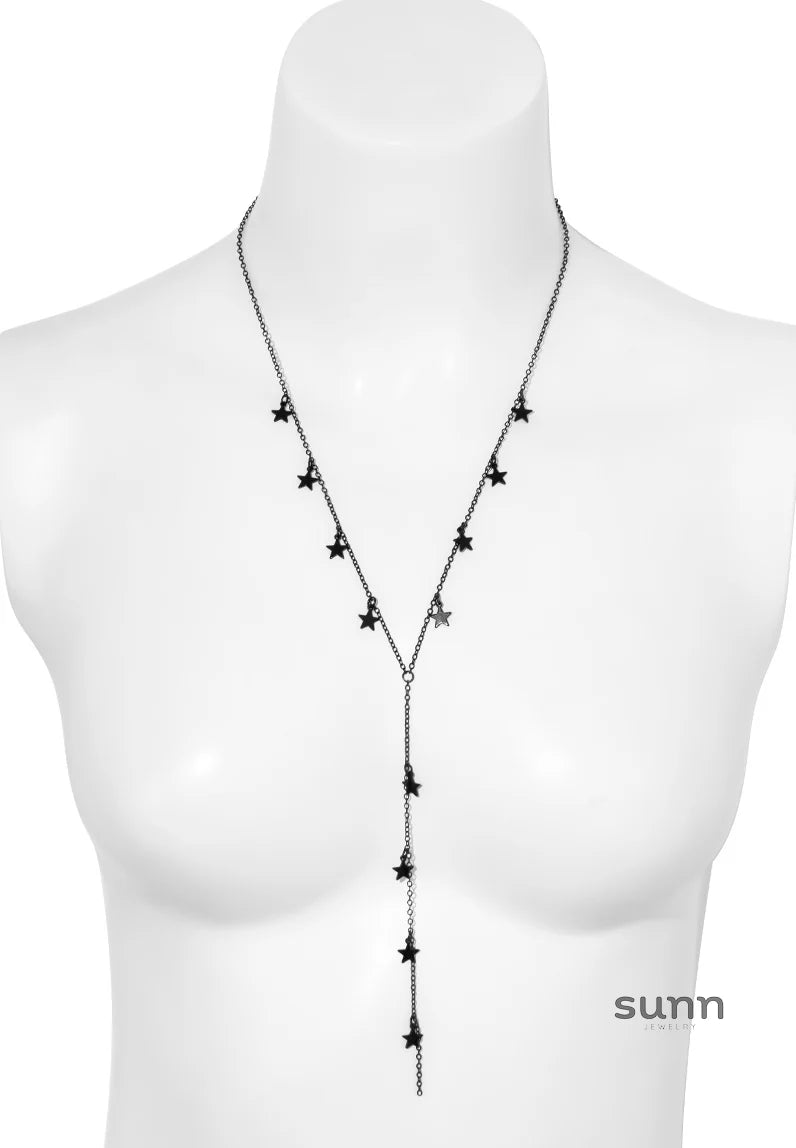 Mariafernanda Edgy Heart Crescent Necklace