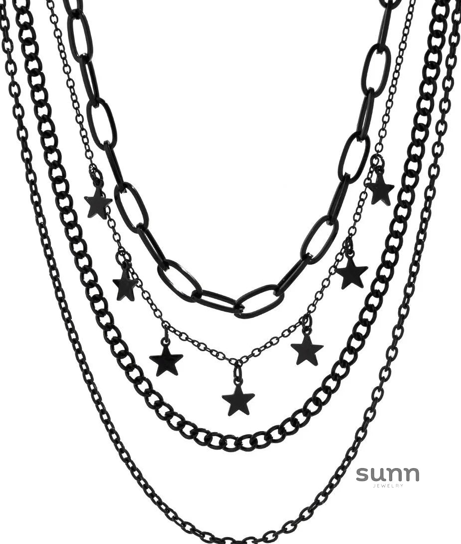 Mariafernanda Edgy Heart Crescent Necklace