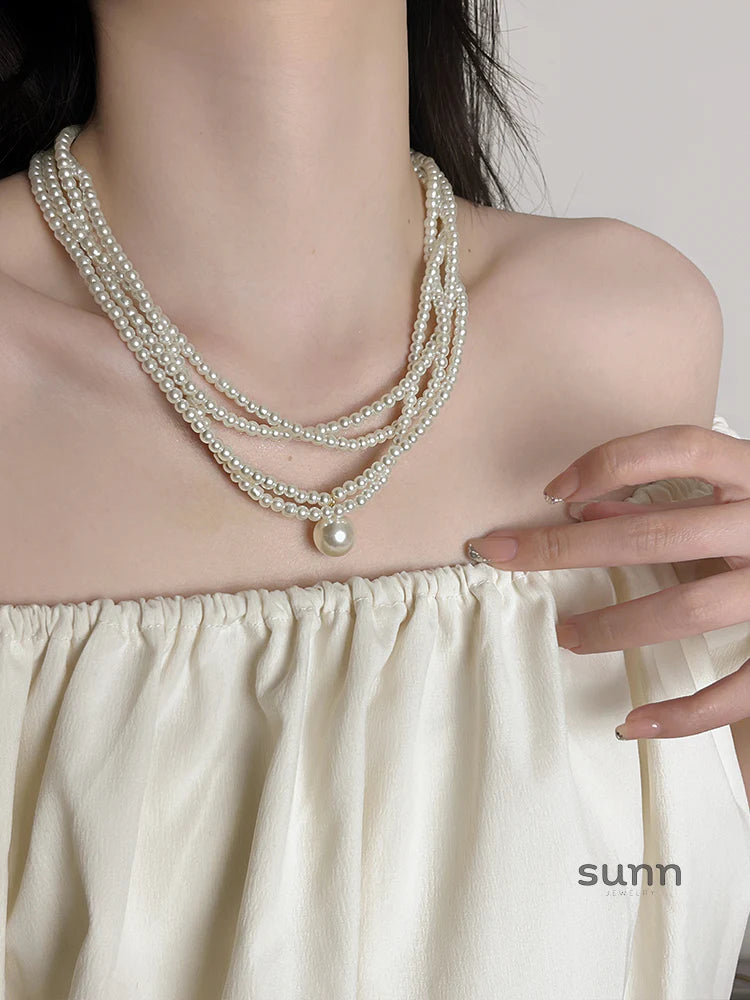 Mariah Baroque Pearl Necklace