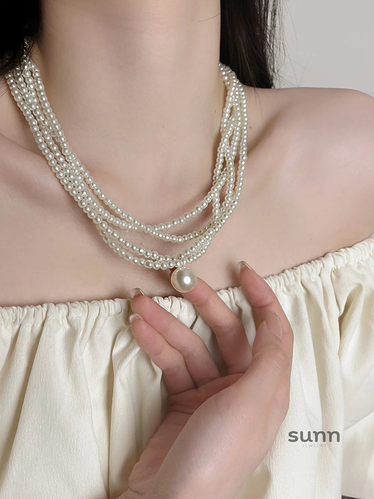 Mariah Baroque Pearl Necklace