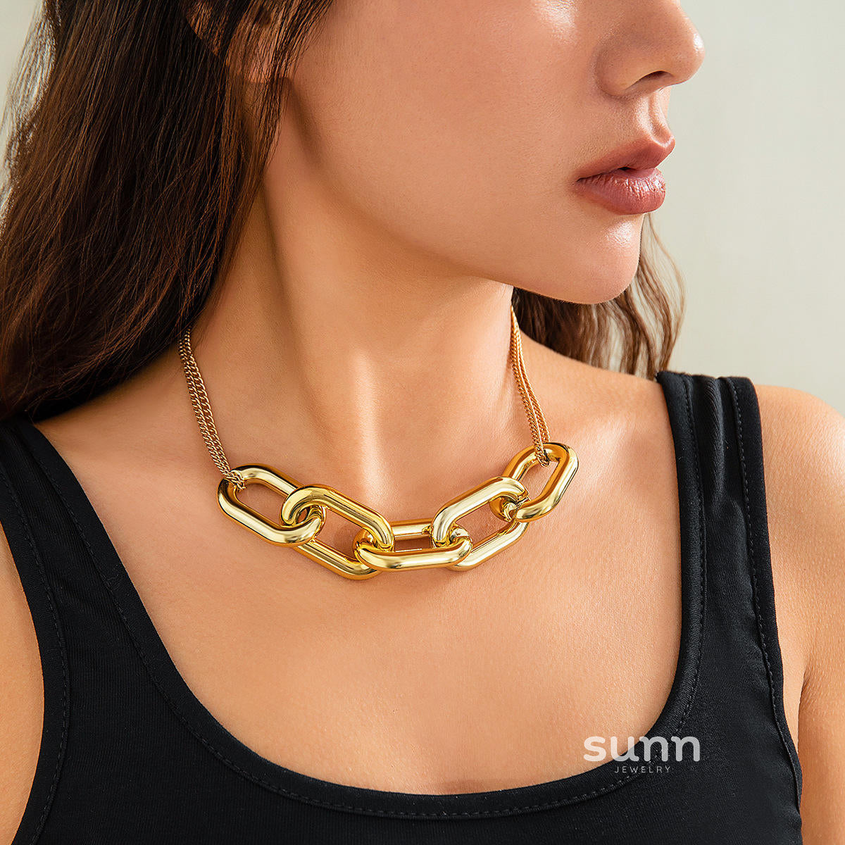 Mariajose Statement Chain Necklace [7PWLB4HO]