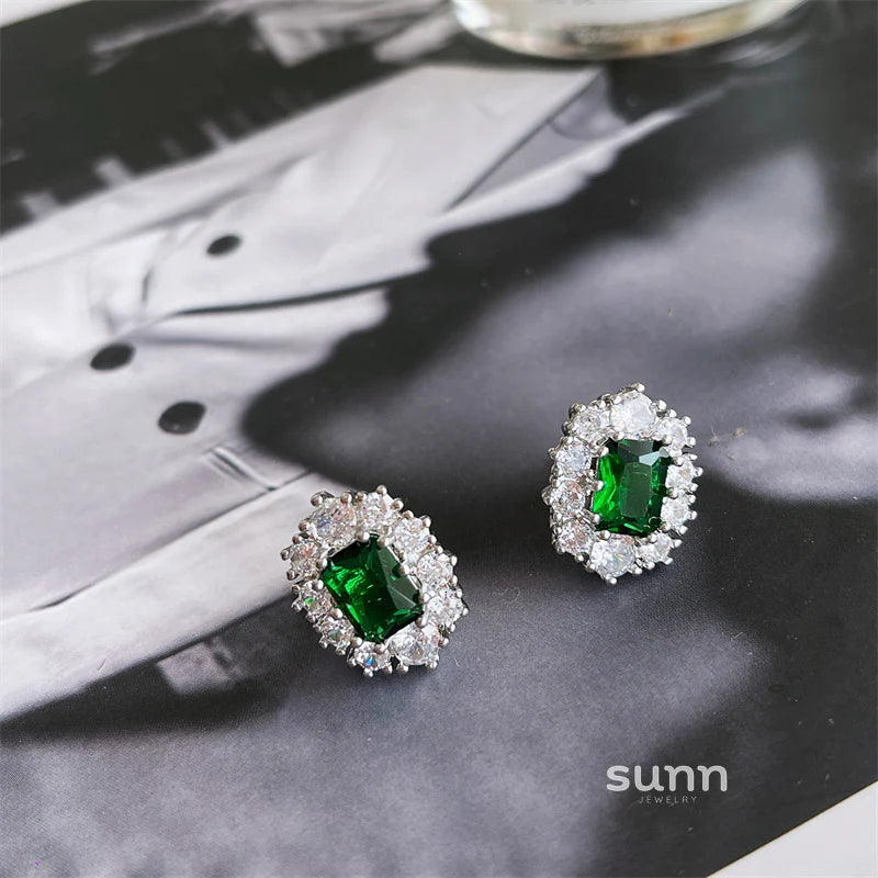 Mariely Emerald Sparkle Set