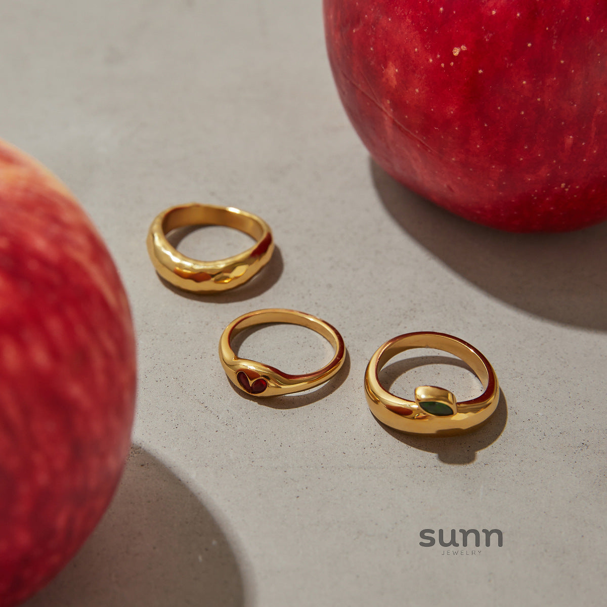 Mariska Zircon Apple Ring [SPWFUPNA]