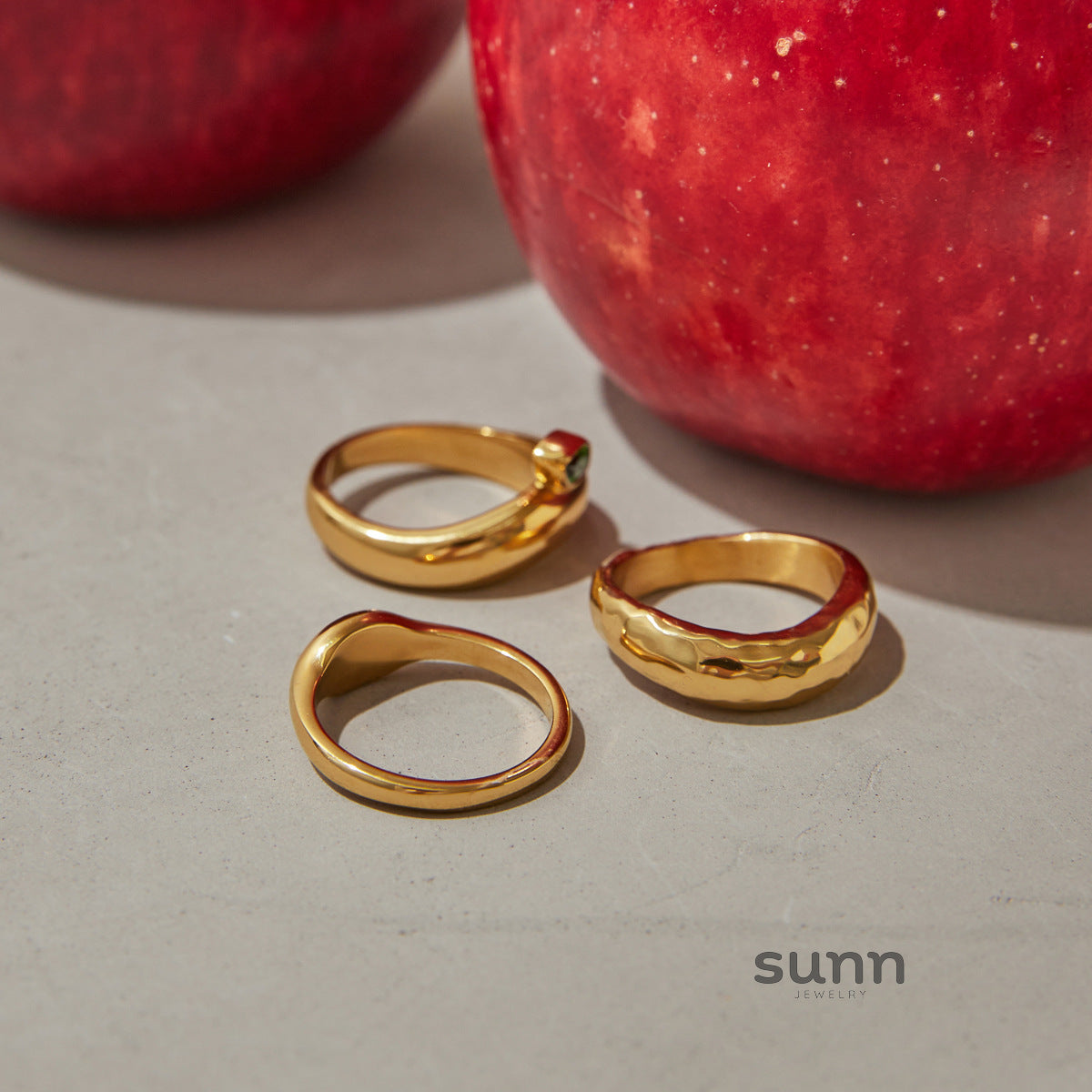 Mariska Zircon Apple Ring [4IVR0L5R]