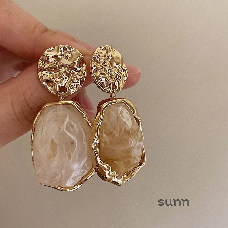 Marisol Gold Statement Earrings [O414VQV9]