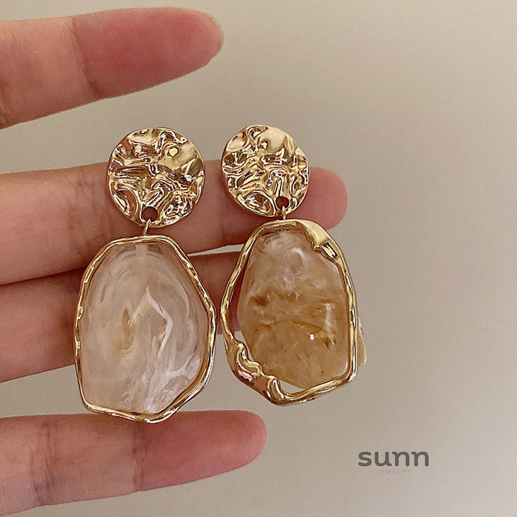 Marisol Gold Statement Earrings [ZBHEBA4Y]