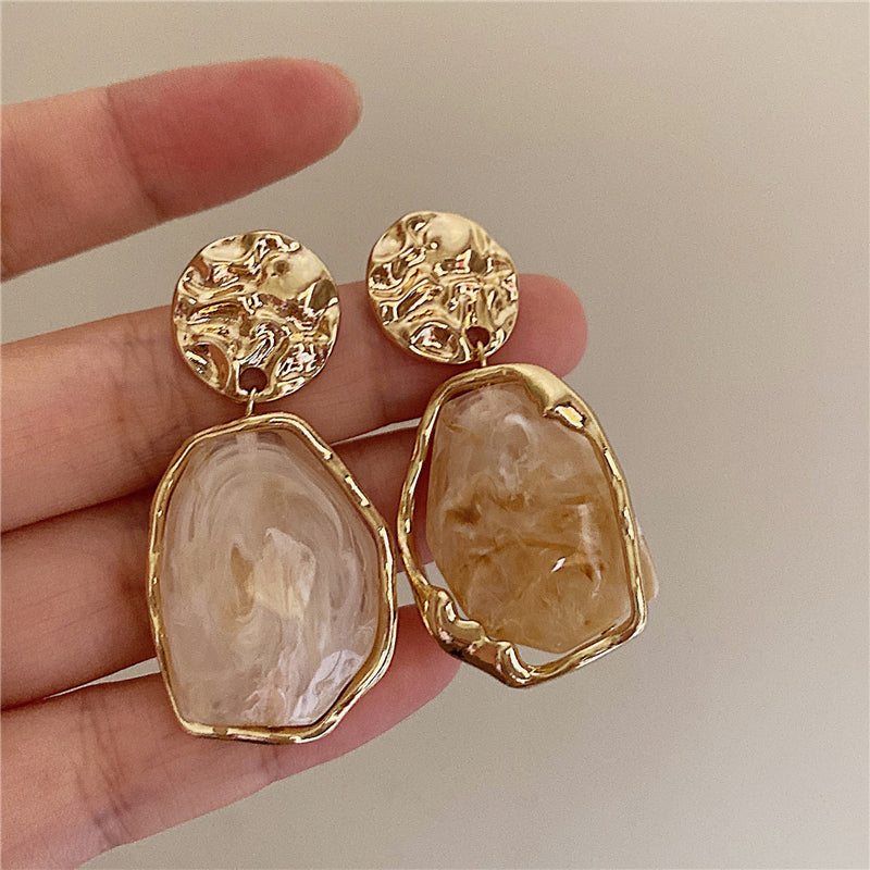 Marisol Gold Statement Earrings [7FF49DIO]