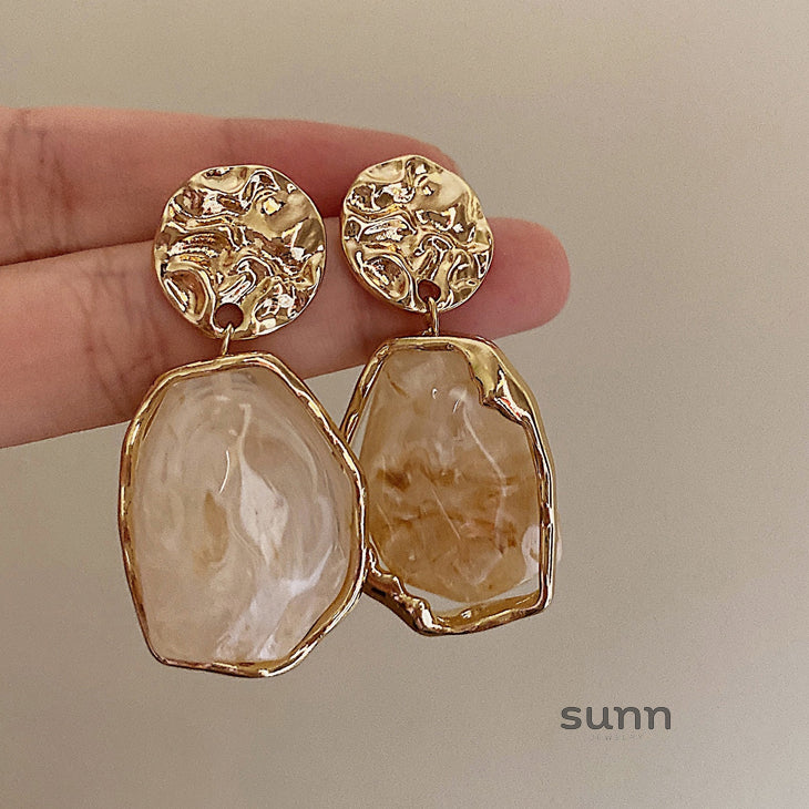Marisol Gold Statement Earrings [7EU2RWZ6]