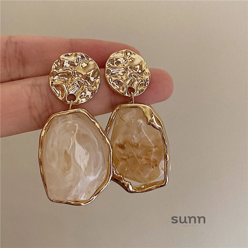 Marisol Gold Statement Earrings [YAOVULOS]