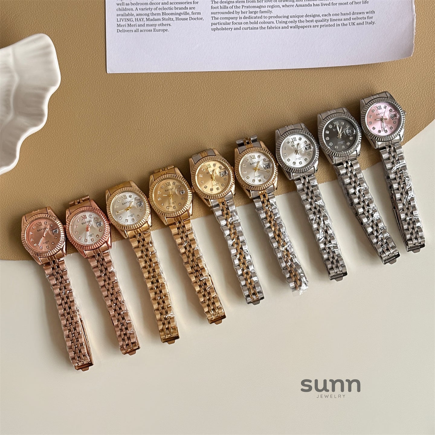 Mariyah Classic Calendar Watch [FSTNE497]
