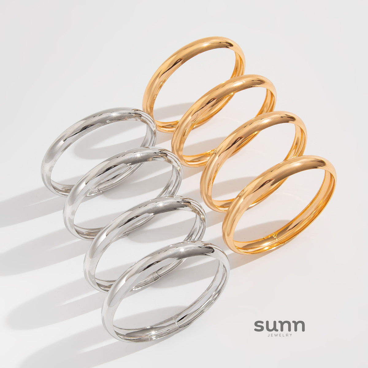 Mariyah Geometric Twist Cuff Set [LLEC7YTE]