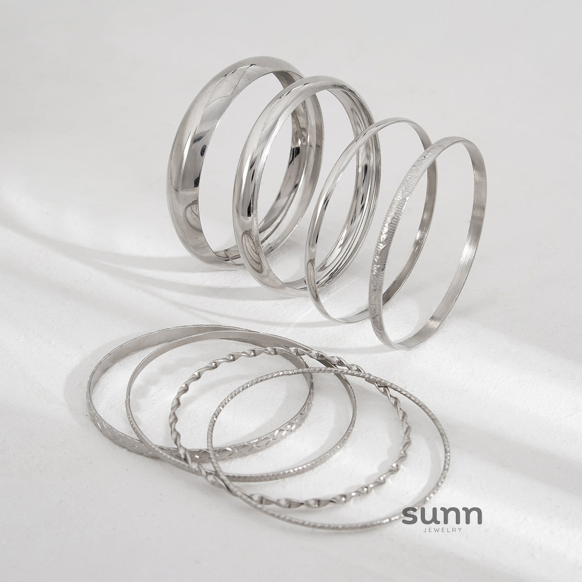 Mariyah Geometric Twist Cuff Set [AUNLRNFR]