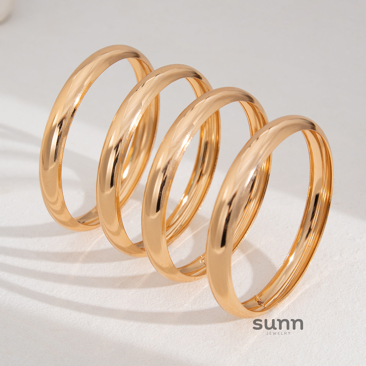 Mariyah Geometric Twist Cuff Set [NH2NUM5G]