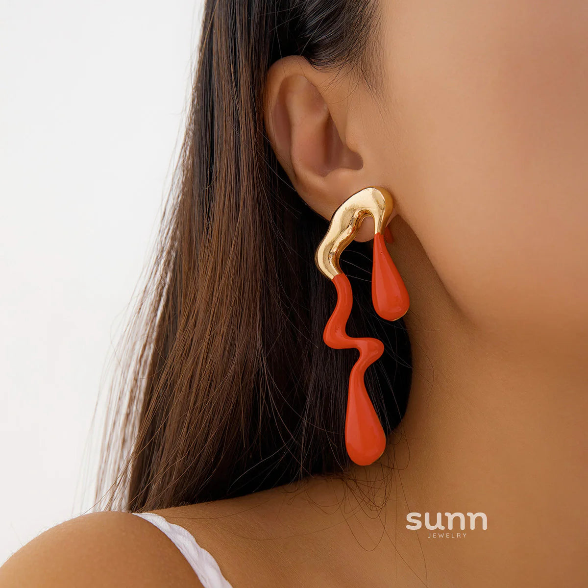 Markayla Sculptural Drop Earrings