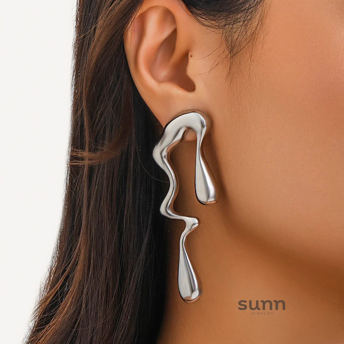Markayla Sculptural Drop Earrings