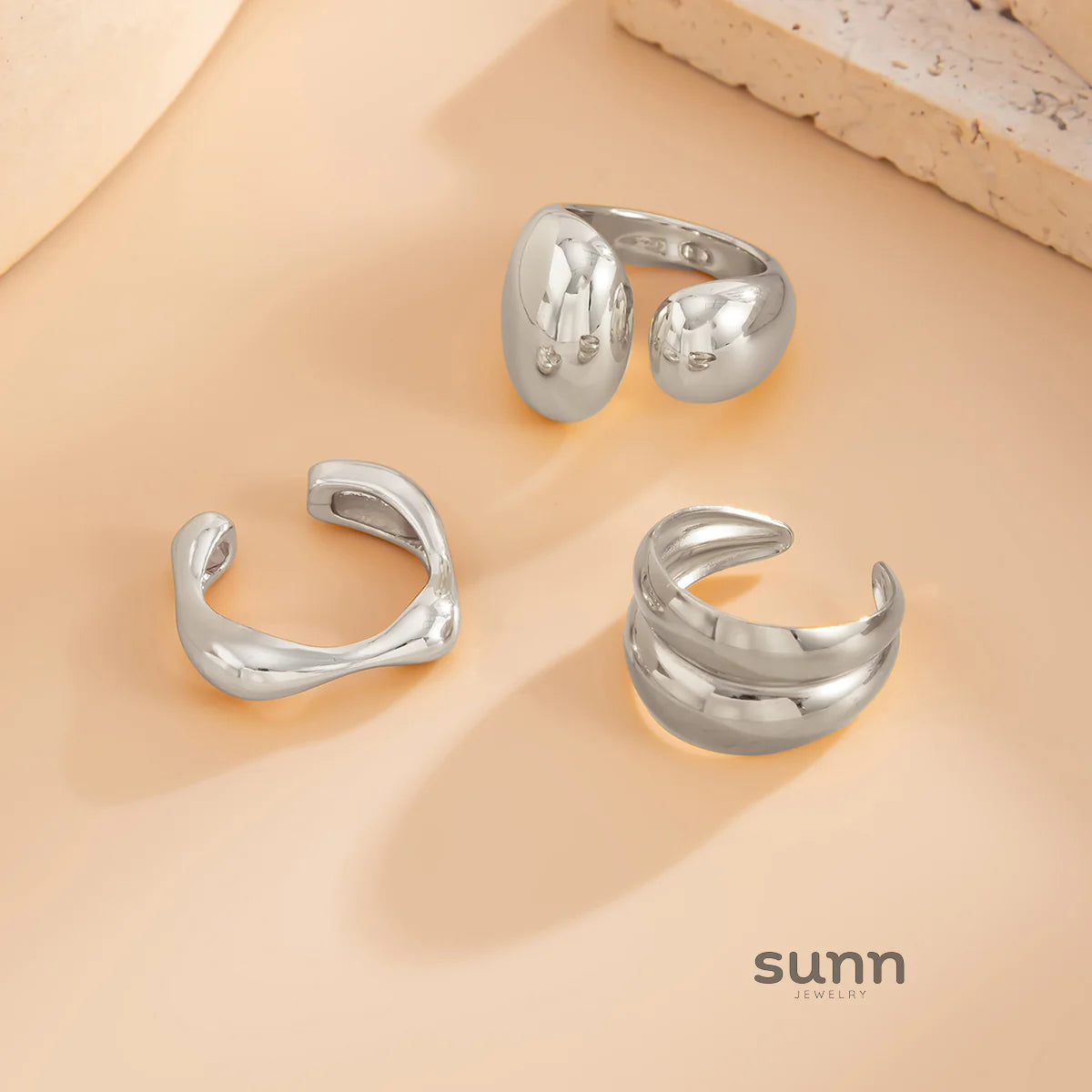 Markayla Waterdrop Ring Set