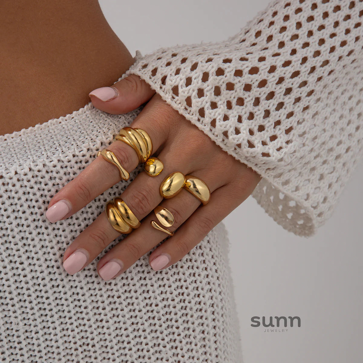 Markayla Waterdrop Ring Set