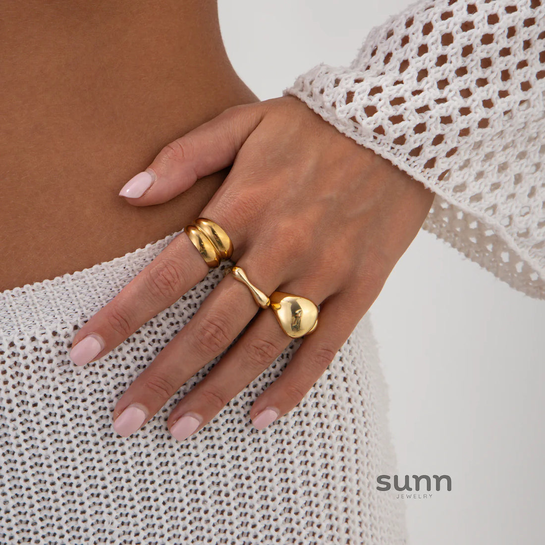 Markayla Waterdrop Ring Set