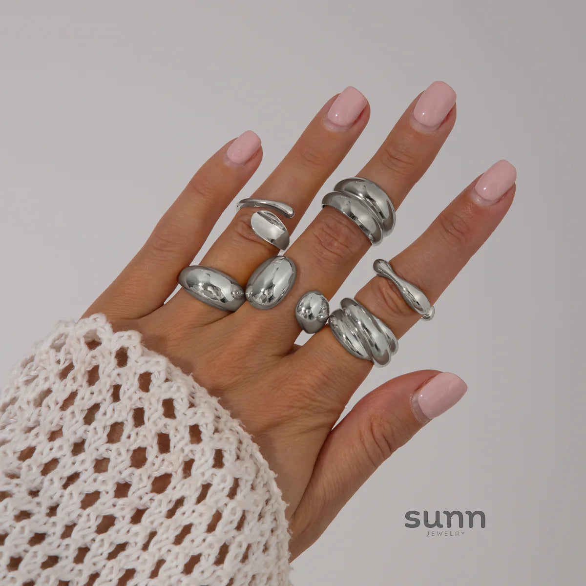 Markayla Waterdrop Ring Set