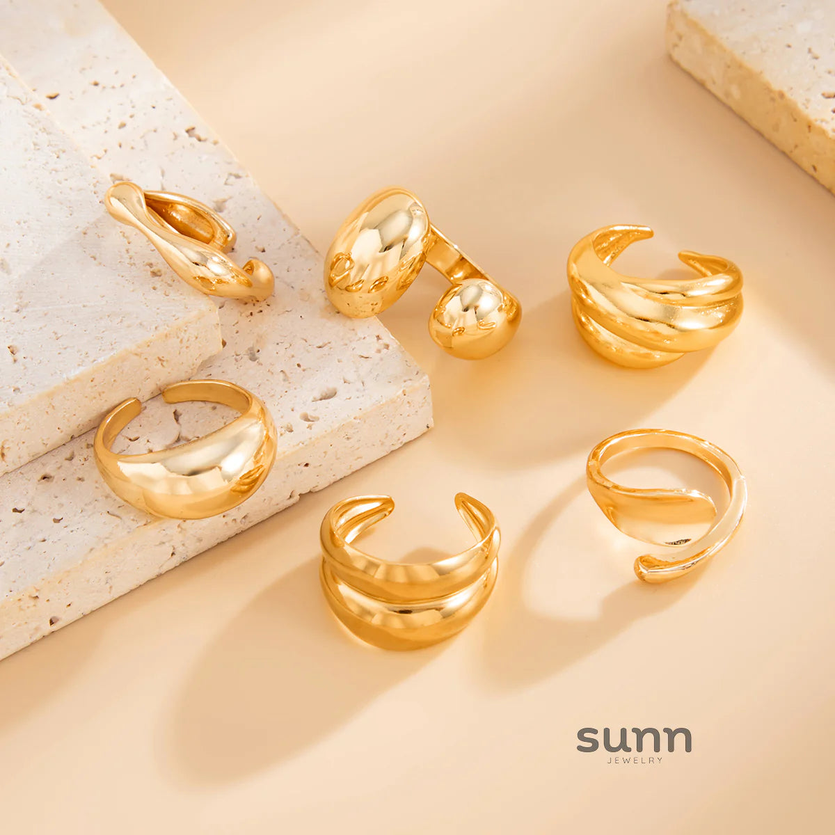 Markayla Waterdrop Ring Set