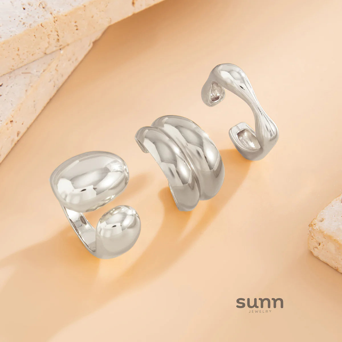 Markayla Waterdrop Ring Set