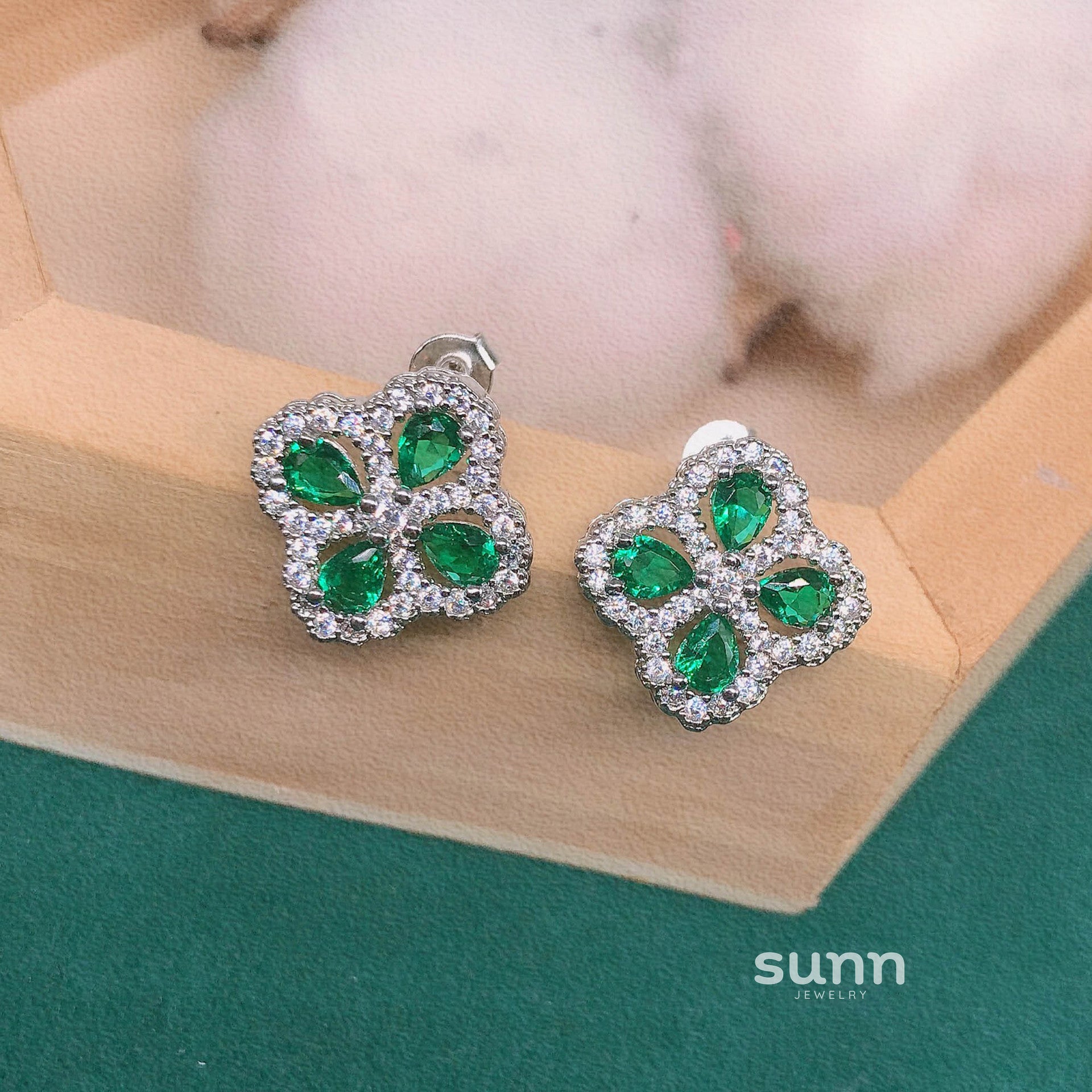 Marla Emerald Clover Set [JYPG596L]