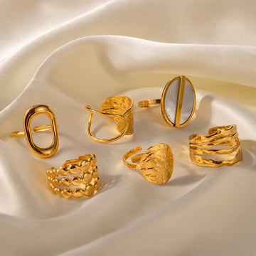 Marla Sculpted Open Ring