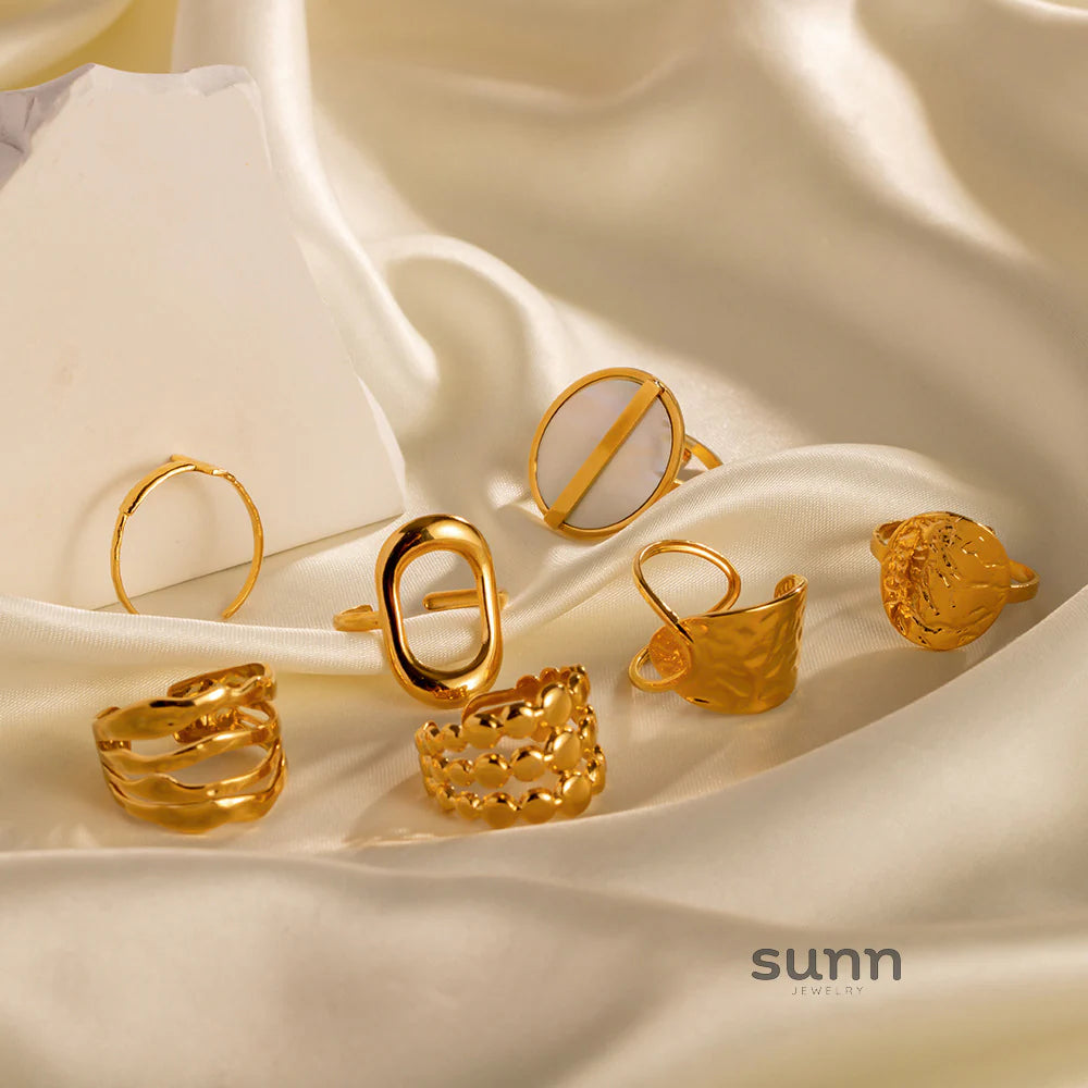 Marla Sculpted Open Ring