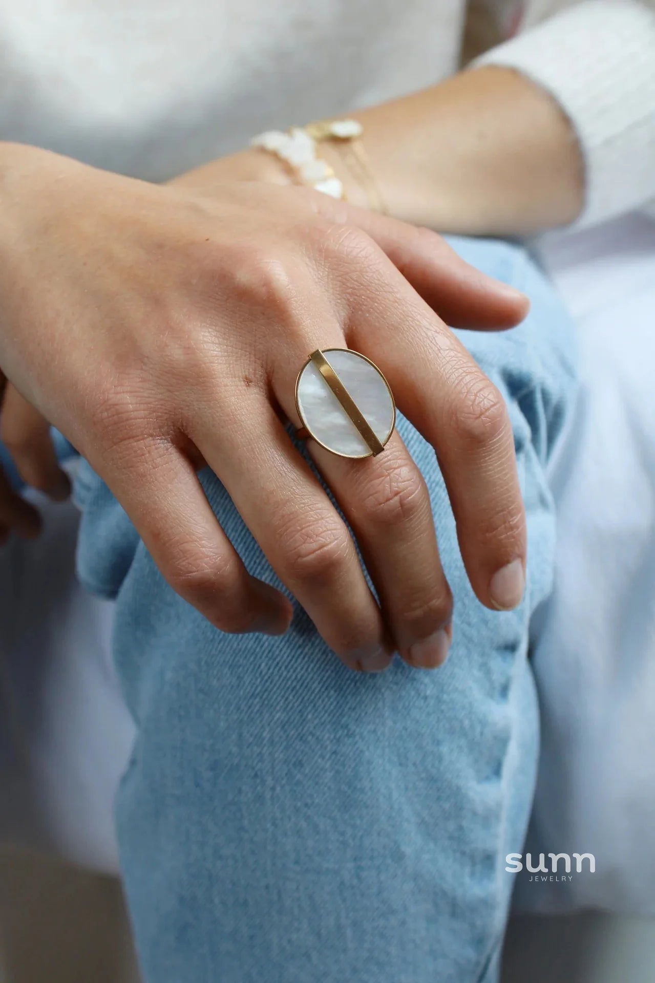 Marla Sculpted Open Ring