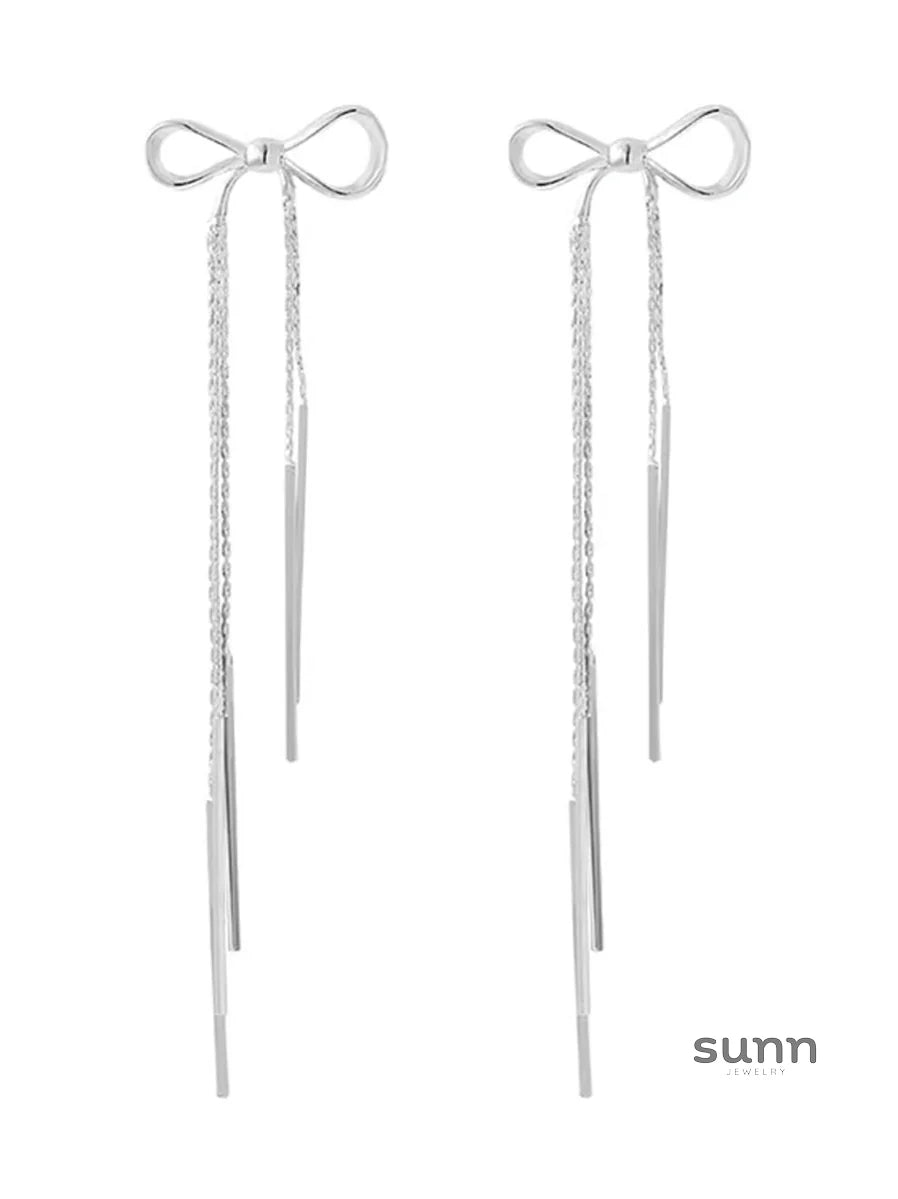 Marlayna Star Tassel Drop Earrings