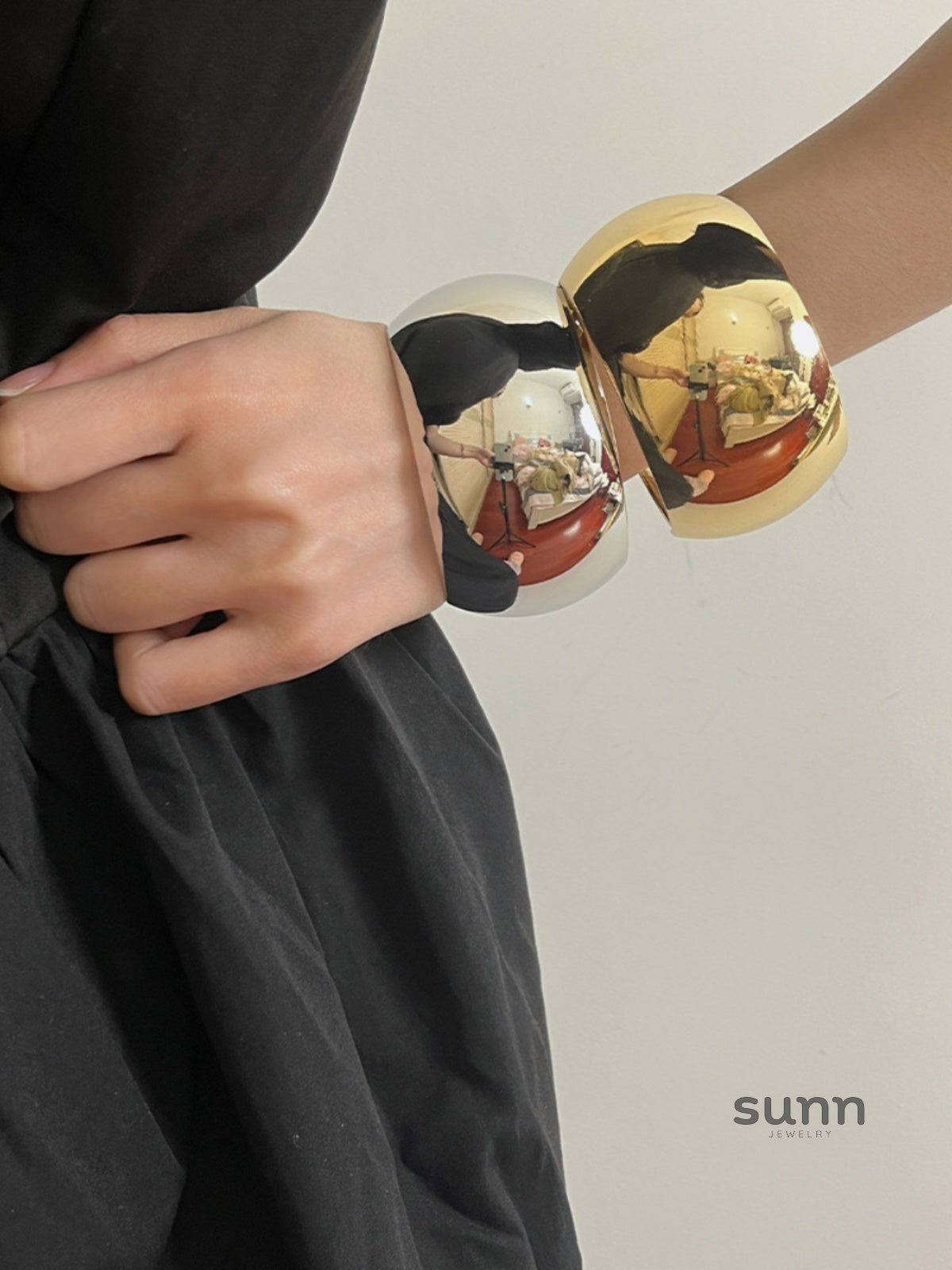 Marlee Mirror Cuff Bracelet [V58ZJCHA]