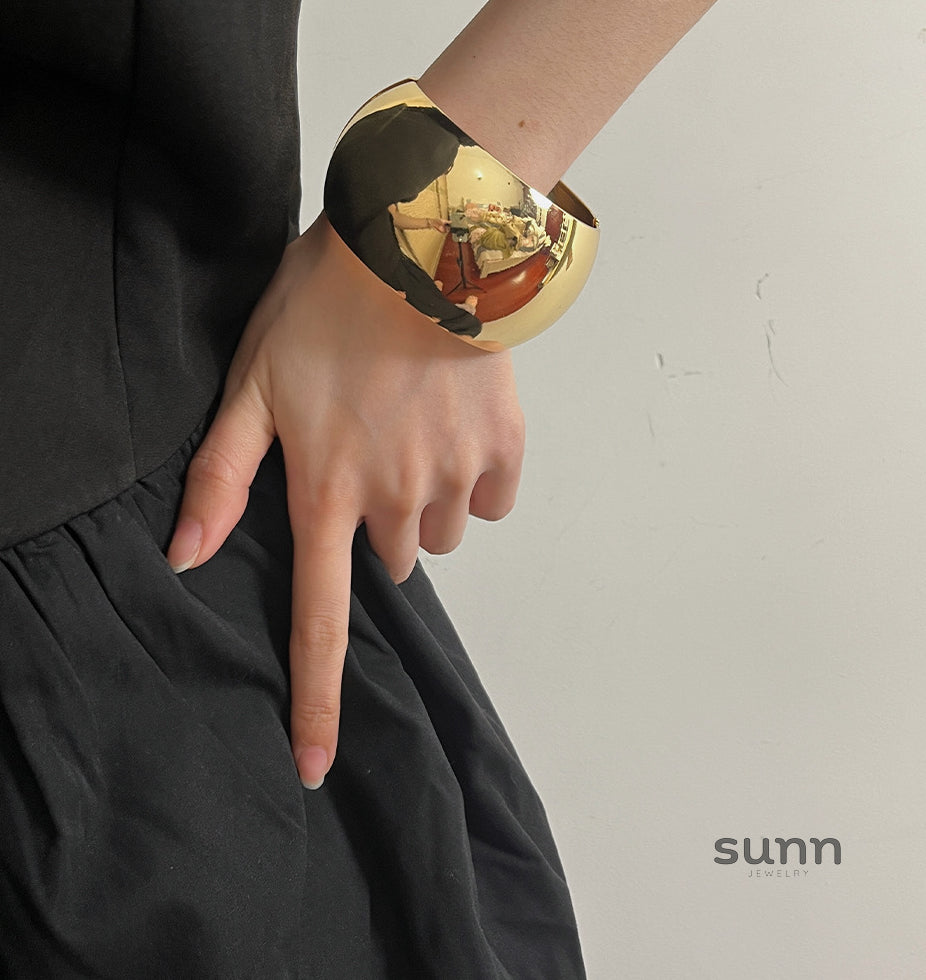 Marlee Mirror Cuff Bracelet [47GXMNPG]