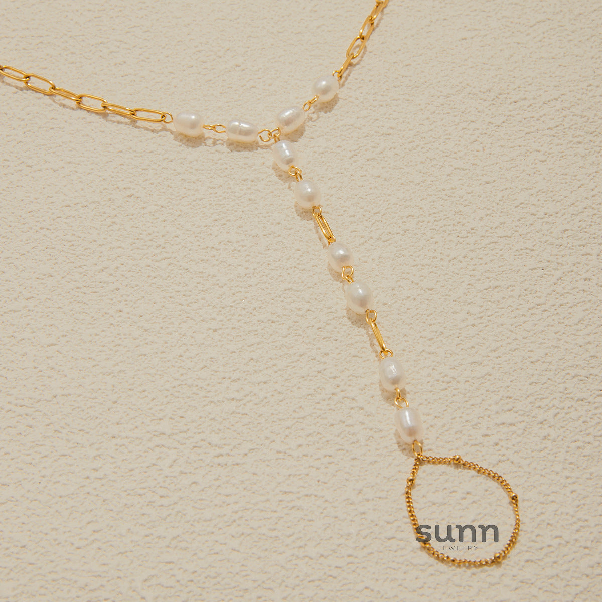 Marlena Dainty Pearl Chain Bracelet [0JQCJDVC]