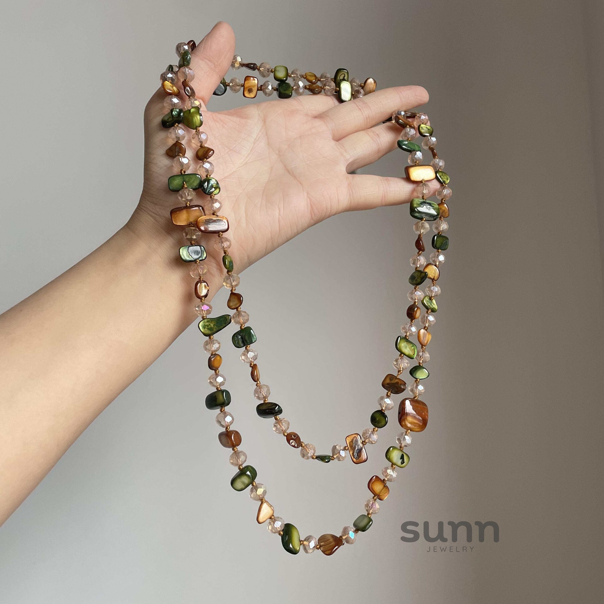 Marleny Bohemian Beaded Necklace