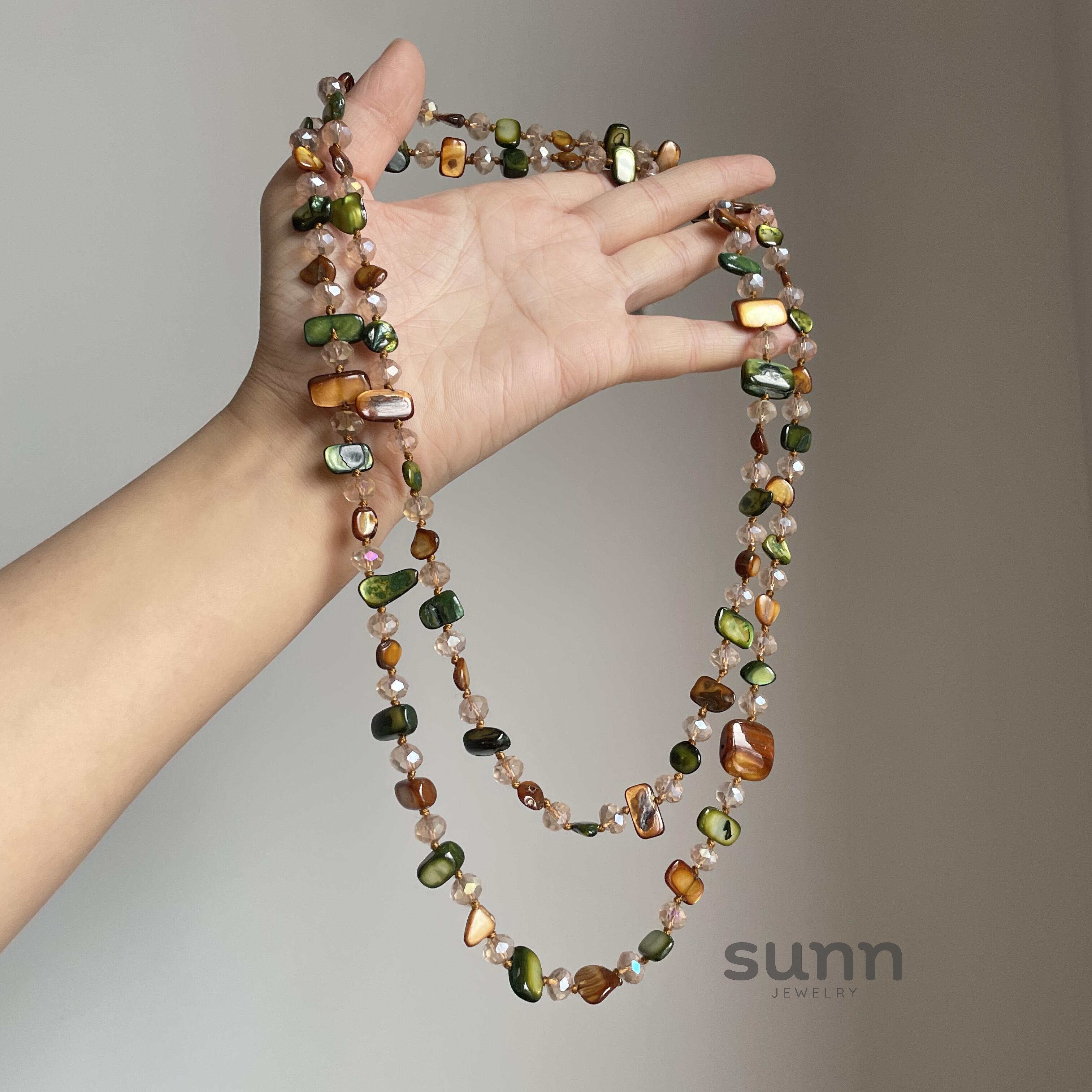 Marleny Bohemian Beaded Necklace