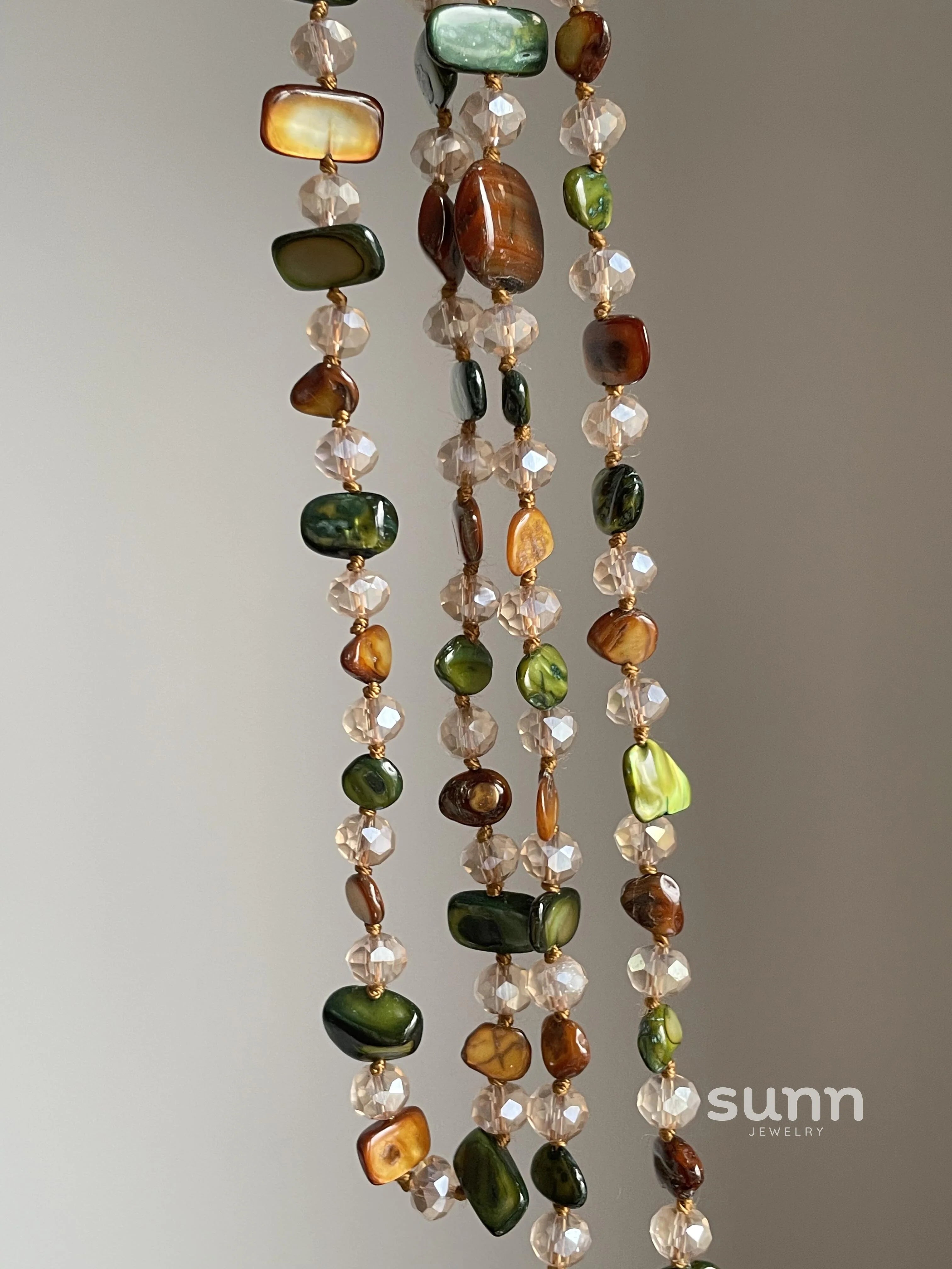 Marleny Bohemian Beaded Necklace