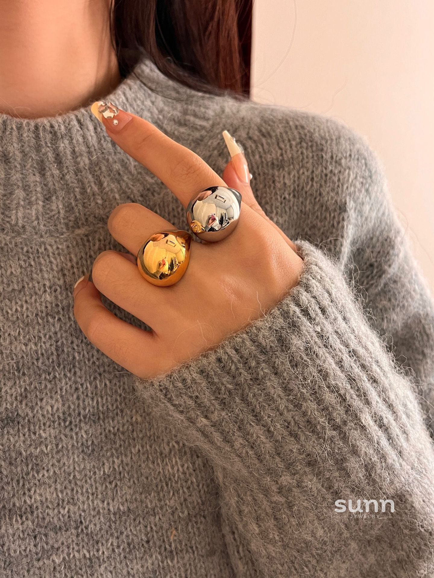 Martina Glossy Oval Ring [ZREGHQRC]