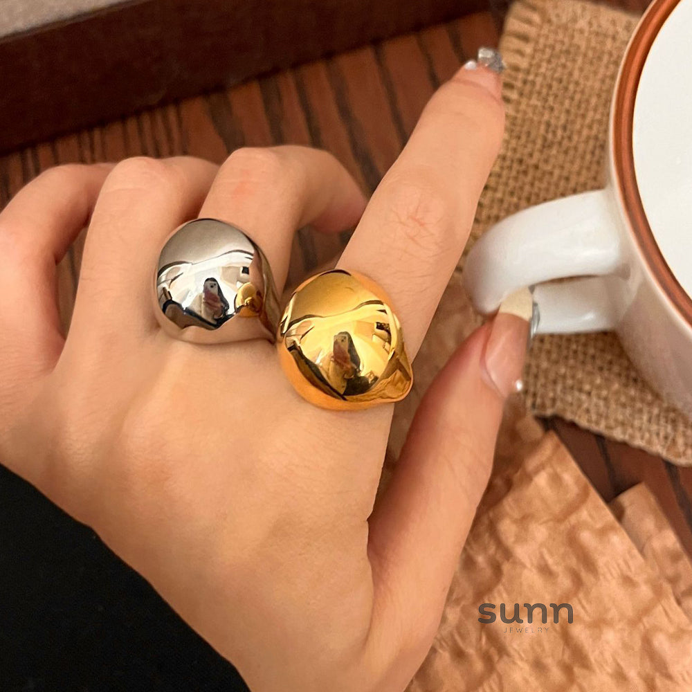 Martina Glossy Oval Ring [U29V7YSR]
