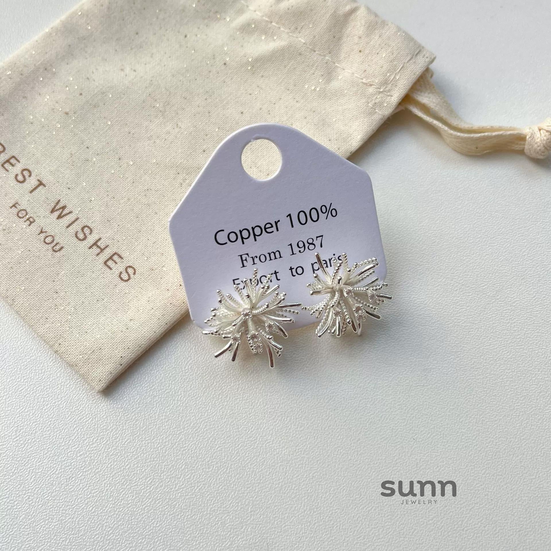 Maryan Dandelion Drop Earrings [DF58CVWJ]
